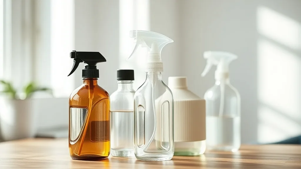 Best Refillable Glass Spray Bottles for Homemade Cleaners