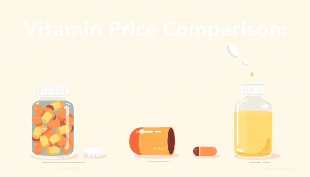 Vitamin Price Comparison: Gummy vs. Pill vs. Liquid