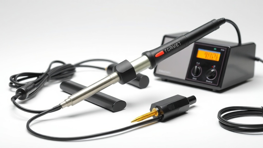 Soldering Iron Kit, 80W 110V Fast Heat up in 10s LCD Digital Adjustable Temperature Soldering Gun Thermostatic Soldering Kit for Electronic