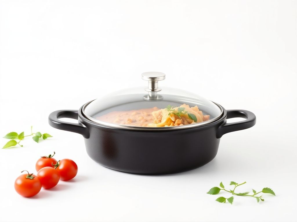 Cuisinel Cast Iron Skillet with Lid - 12"-inch Pre-Seasoned Covered Frying Pan Set + Silicone Handle & Lid Holders + Scraper/Cleaner - Indoor/Outdoor, Oven, Stovetop, Camping Fire, Grill Safe Cookware