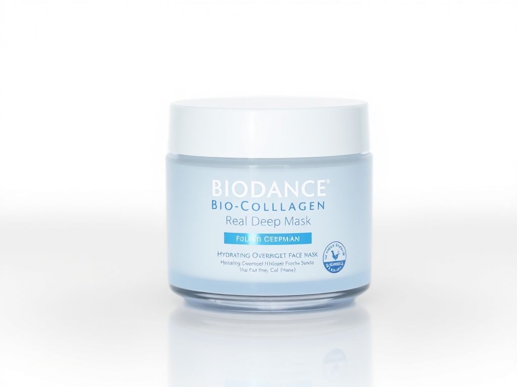 BIODANCE Bio-Collagen Real Deep Mask, Hydrating Overnight Hydrogel Face Mask, Pore Minimizing, Elasticity, Plumping, Travel Essentials & Self Care Gifts for Women, Korean Skin Care | 1.19oz(34g) x 4ea